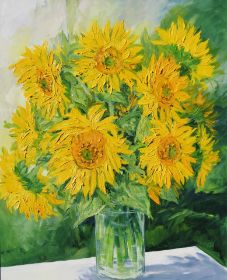 68. Sonnenblumen im Glas 100x80.jpg
