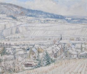 13. Brauneberg im  Winter (Mosel) 60x70.jpg