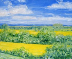 11. Blick von Gronenberg auf die Lübecker Bucht 50x60.JPG