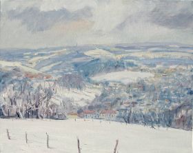 21. Gevelsberg im Winter von Strückerberg  50x60.jpg