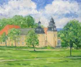63. Schloss Martfeld im Sommer 50x60.jpg