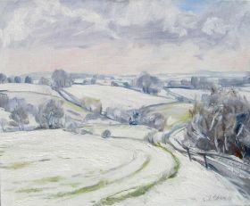 87. Winter in Ostholstein 50x60.JPG